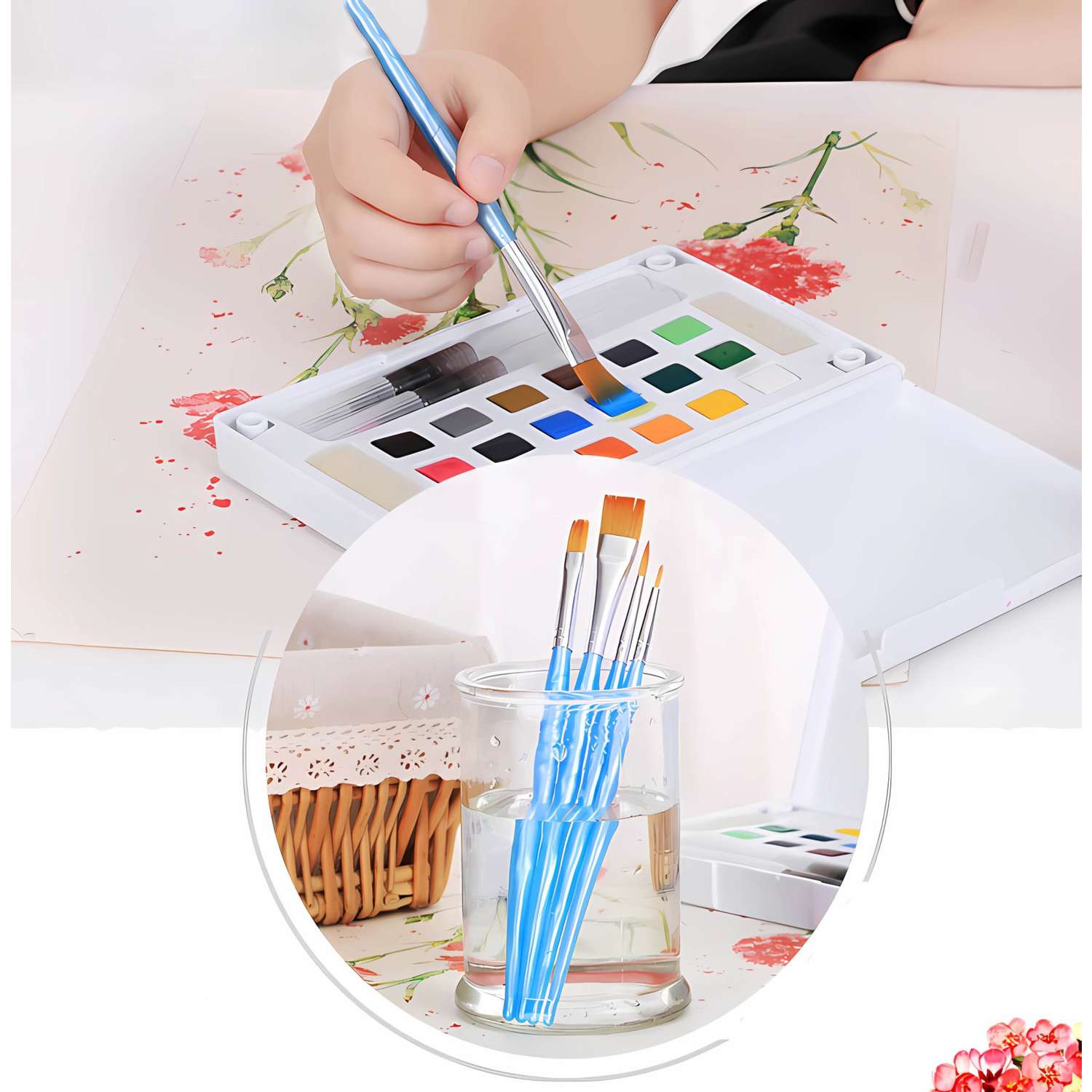 Кисть Classicolor 4 шт. (синтетика) в ассортименте - фото 2