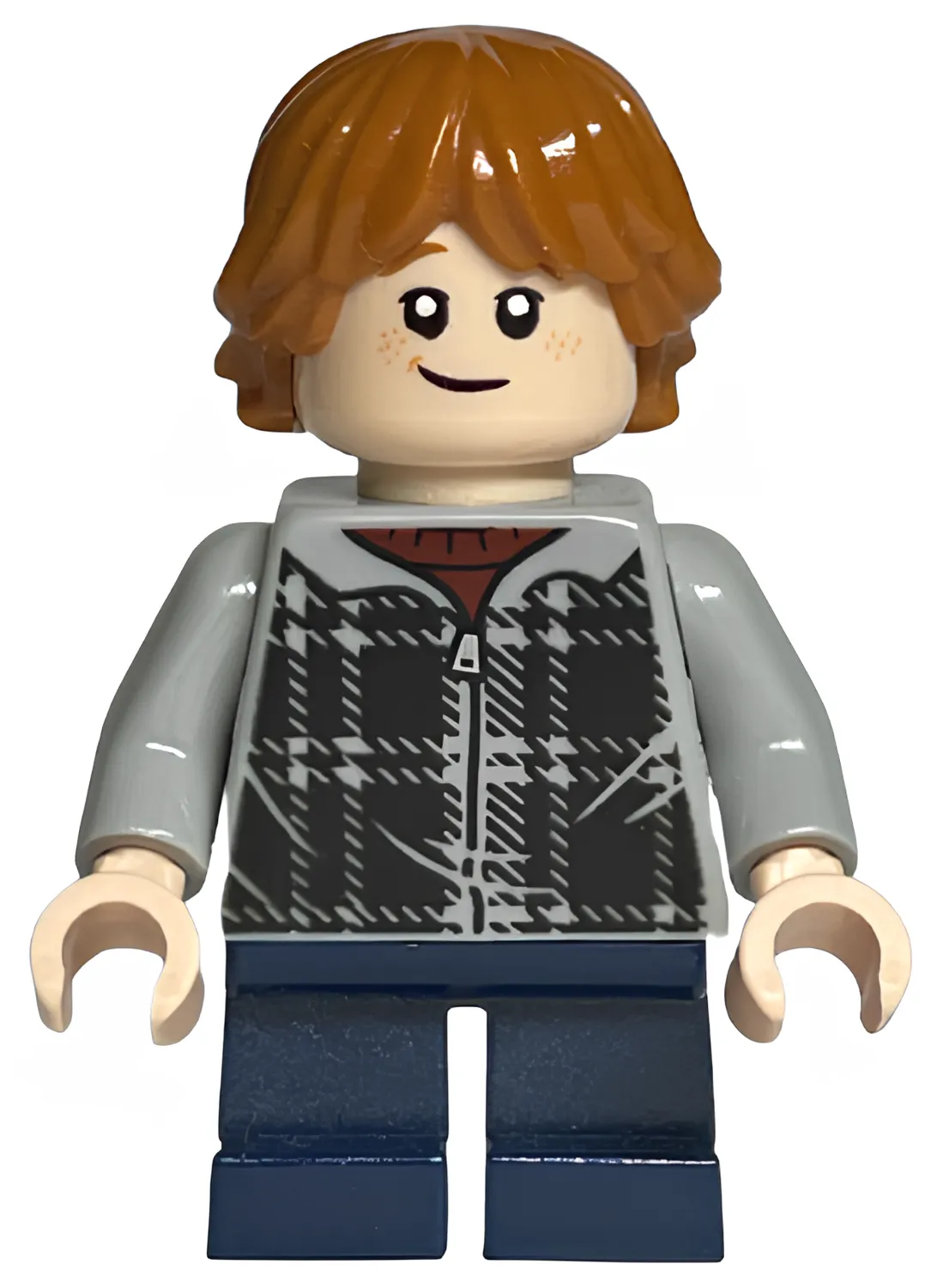 Изображение товара Минифигурка LEGO Harry Potter Рон Визли в клетчатой толстовке, оригинал Изображение товара Минифигурка LEGO Harry Potter Рон Визли в клетчатой толстовке, оригинал