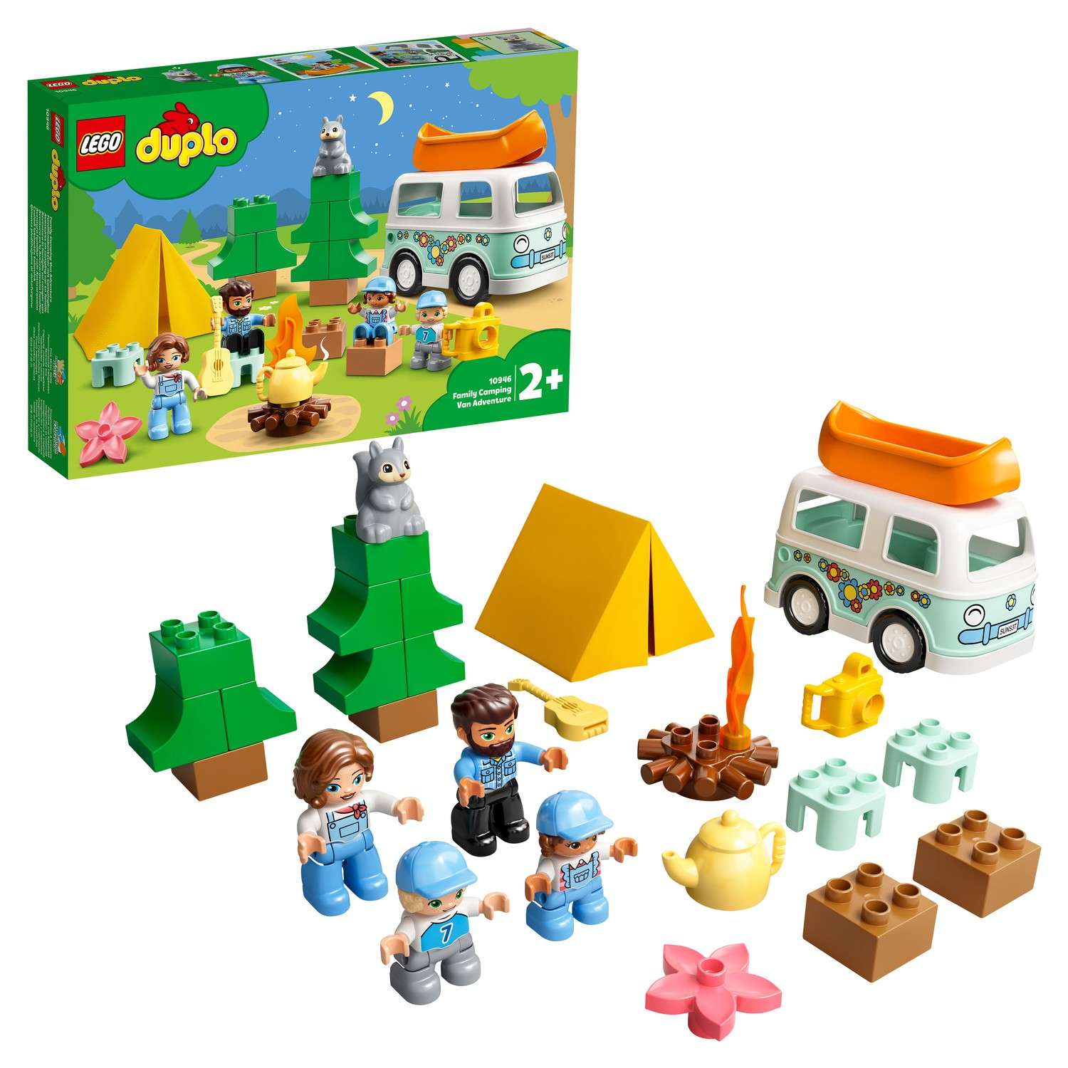 Конструктор LEGO DUPLO Приключение на микроавтобусе блочный - фото 1