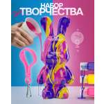Набор для творчества 1TOY Краска Зайка роспись красками