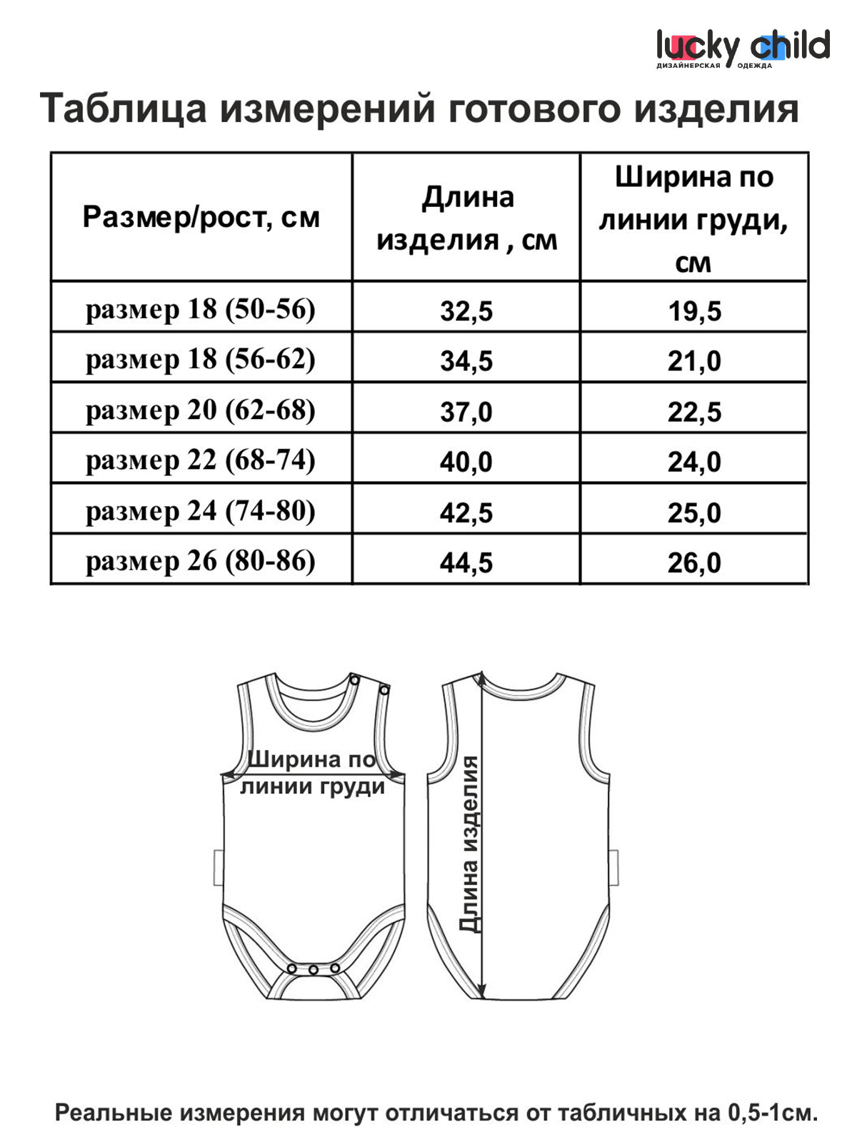Боди Lucky Child 34-29/роз/0-2 - фото 4