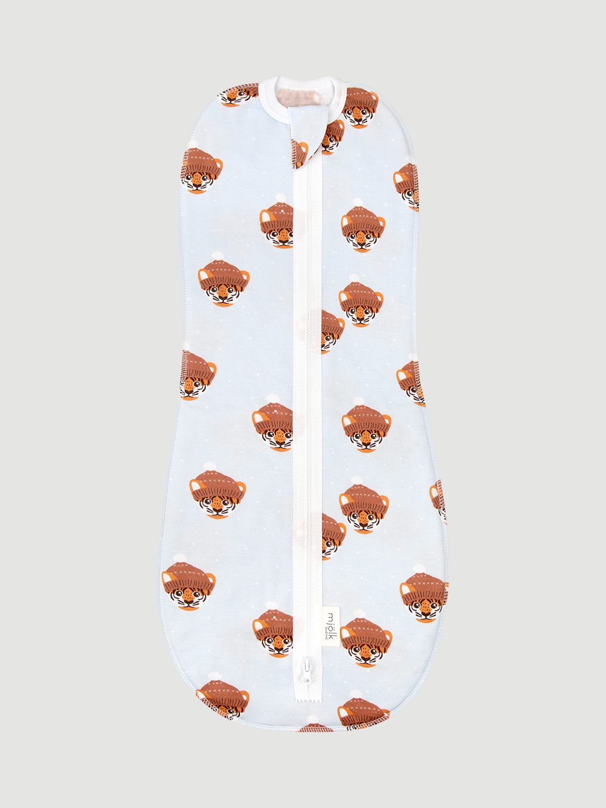 Конверт пеленальный (кокон) Mjolk голубой - фото 2