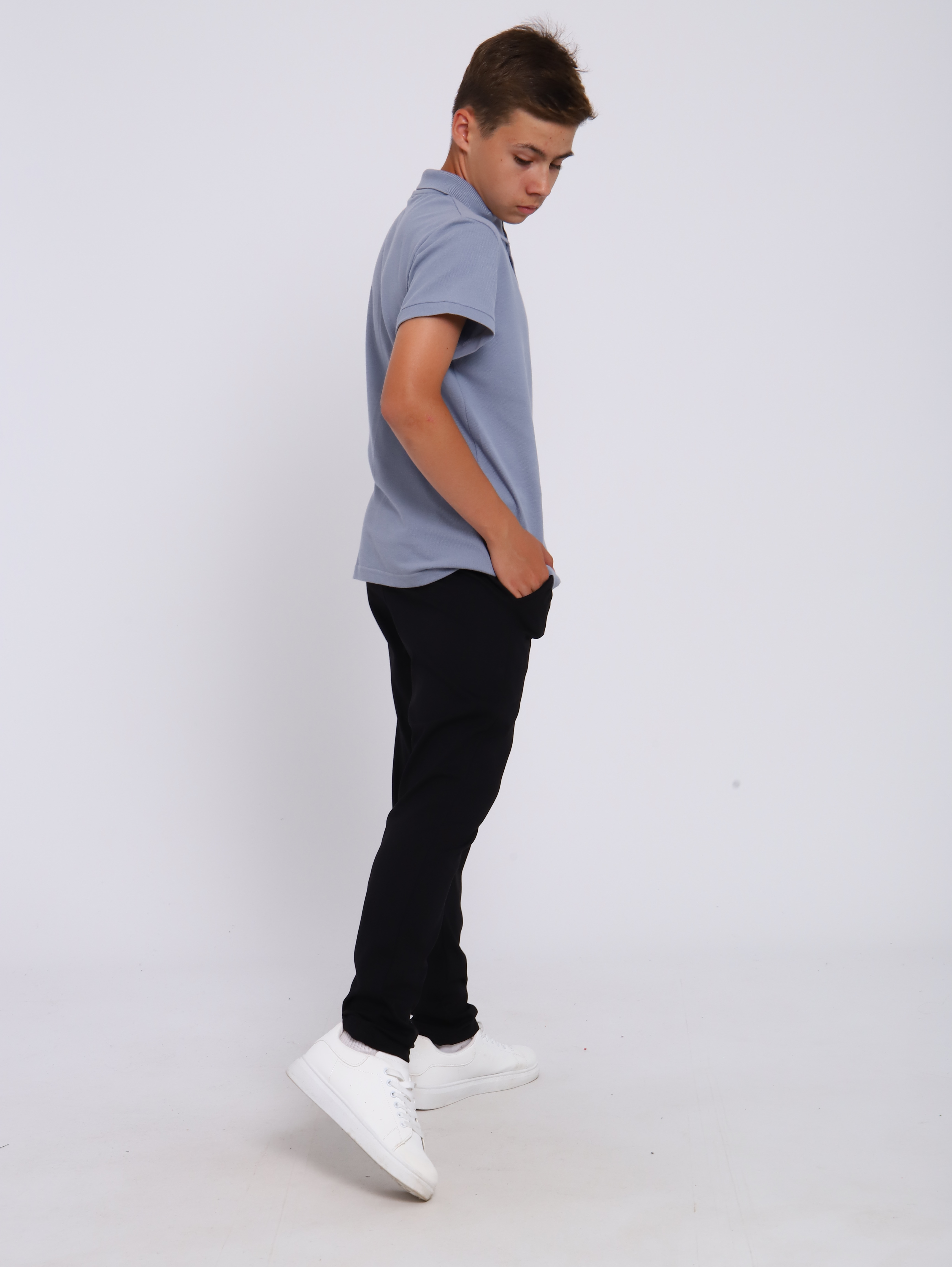 Поло ЛАДОШКИ Рубашка Михаил серый - фото 5