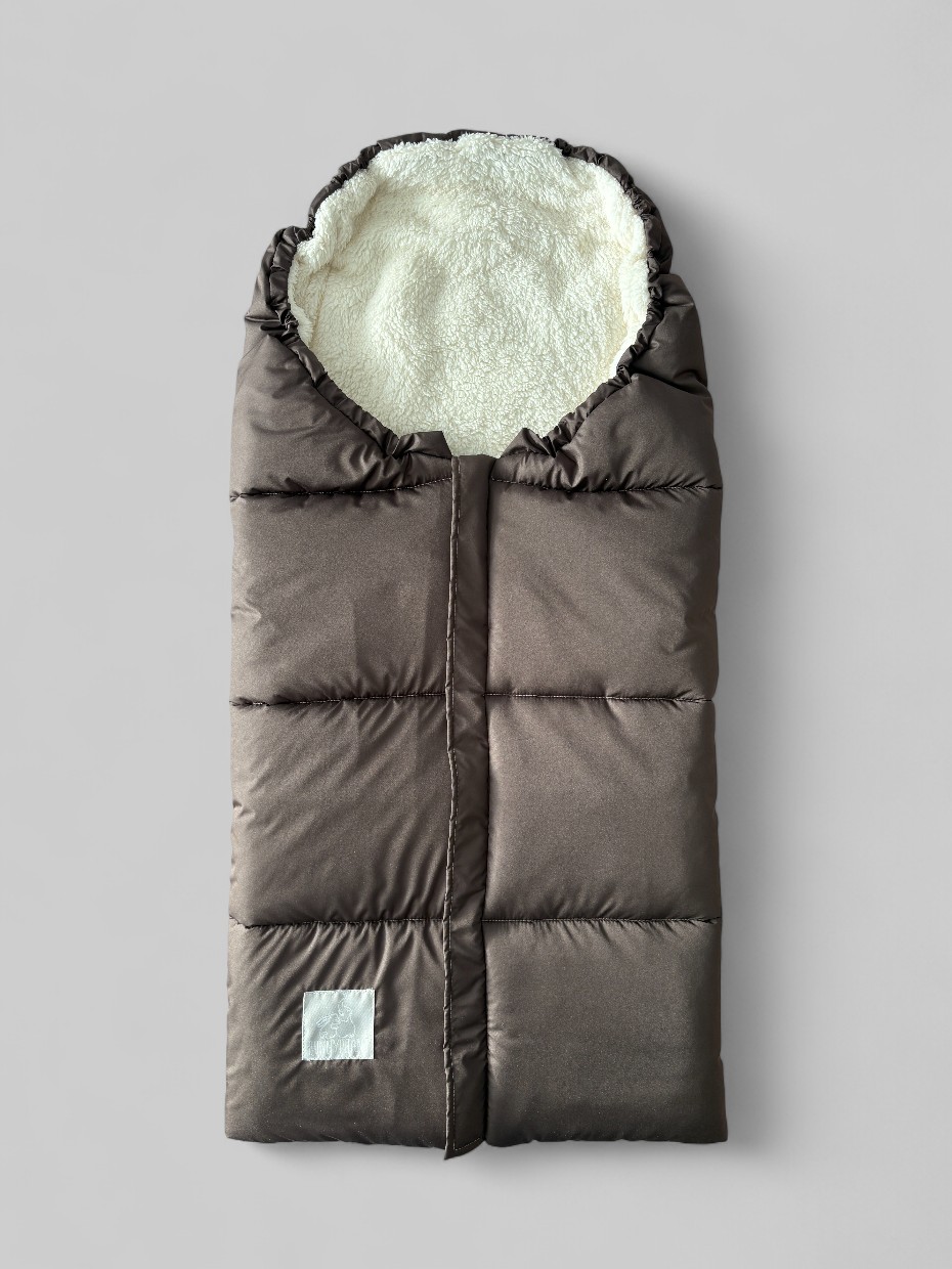 Конверт в коляску Bunnyphant коричневый - фото 7