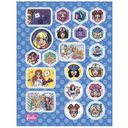 Книга ND PLAY Наклейки Барби Профессии 150шт