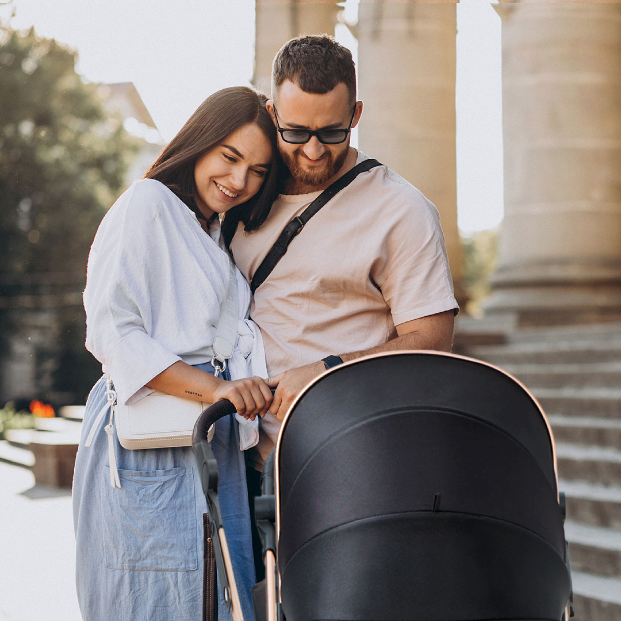 Коляска трансформер Sweet Baby серый - фото 14