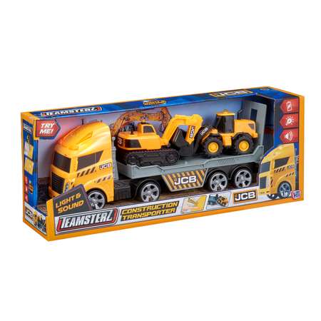 Игровой набор JCB Строительный автоперевозчик
