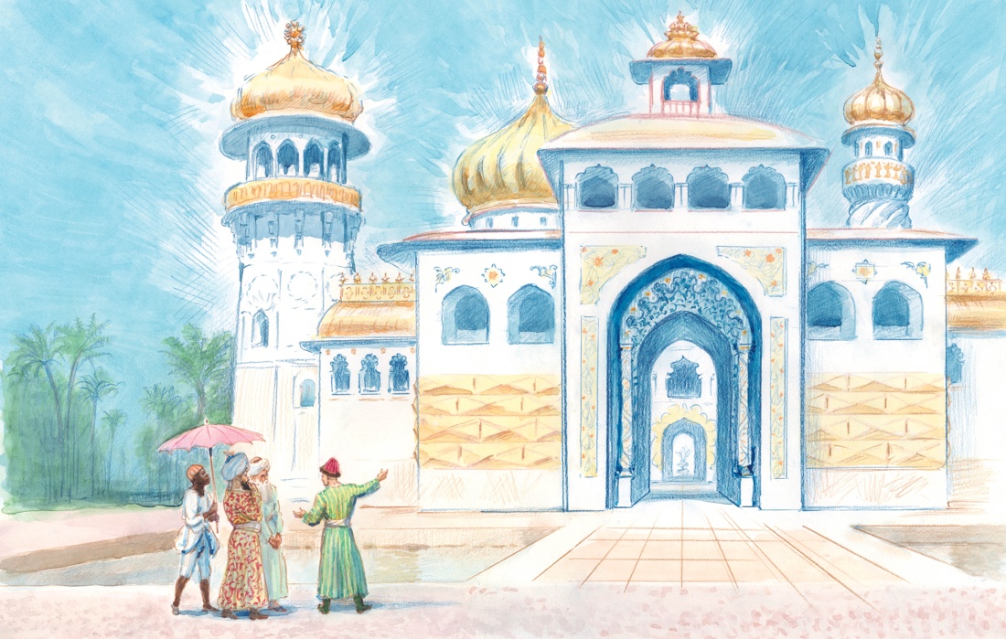 Книга АЗБУКА ЗС Аладдин и волшебная лампа с илл А Рейпольского - фото 13