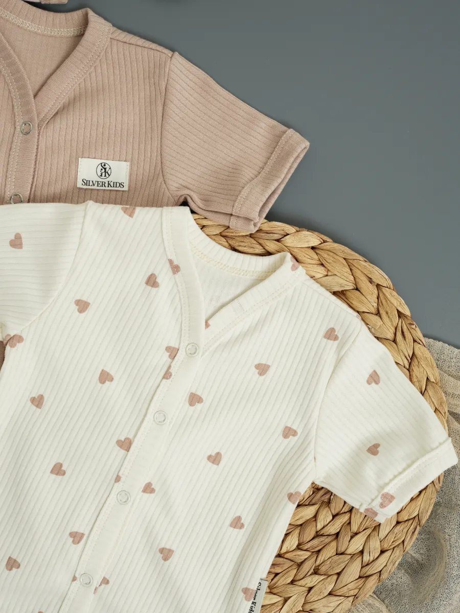 Боди 3 шт Супер Пупс нбр/3пр/бд/sk23/рубчик/леснаясказка - фото 20