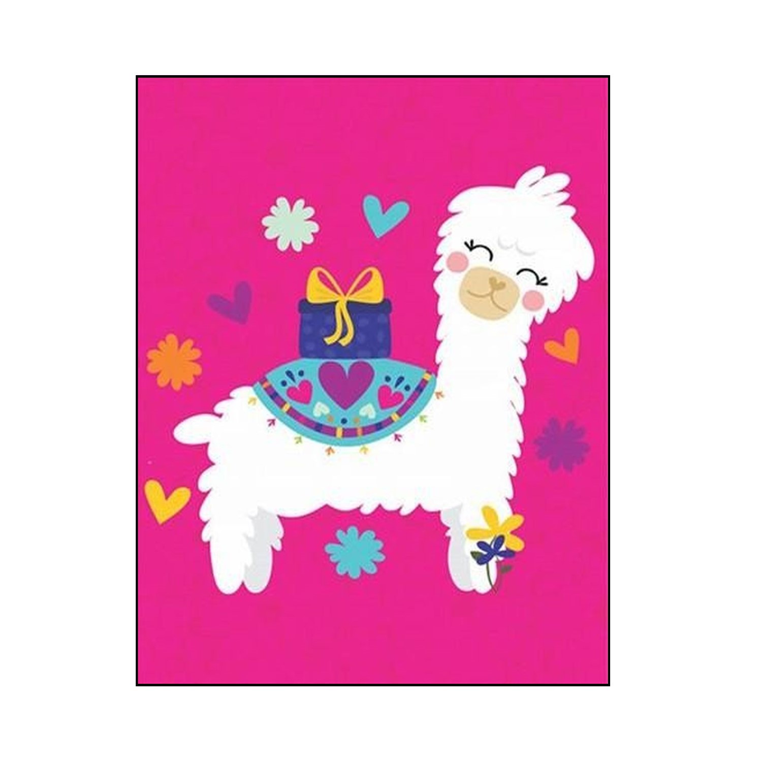 Алмазная мозаика Seichi Лама с подарком - фото 2