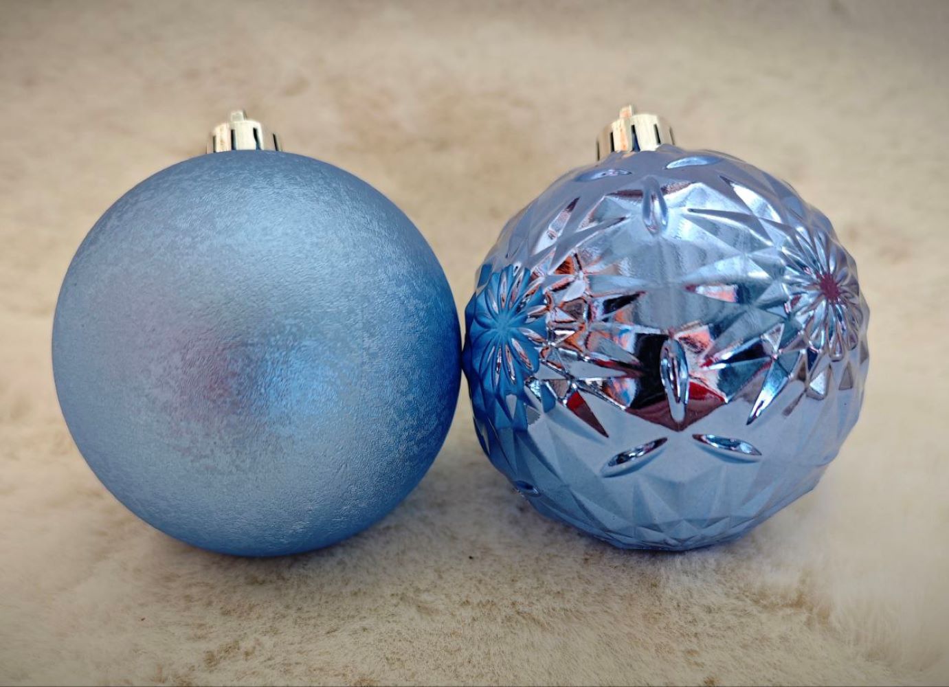 Набор Шар голубой 2шт"8см Магия праздника MAG1902-G - фото 1