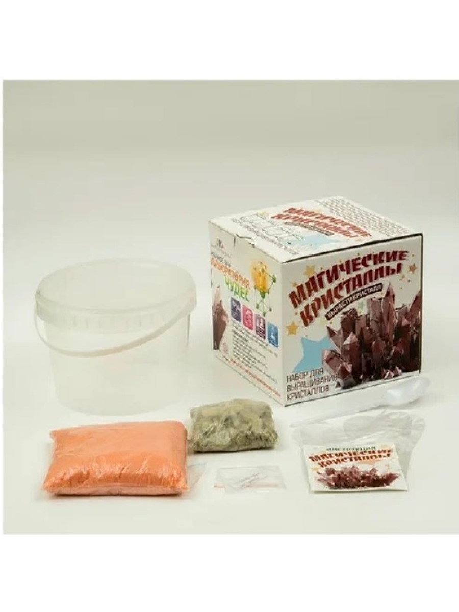 Набор для опытов Инновации для детей кристалл Янтарь - фото 2