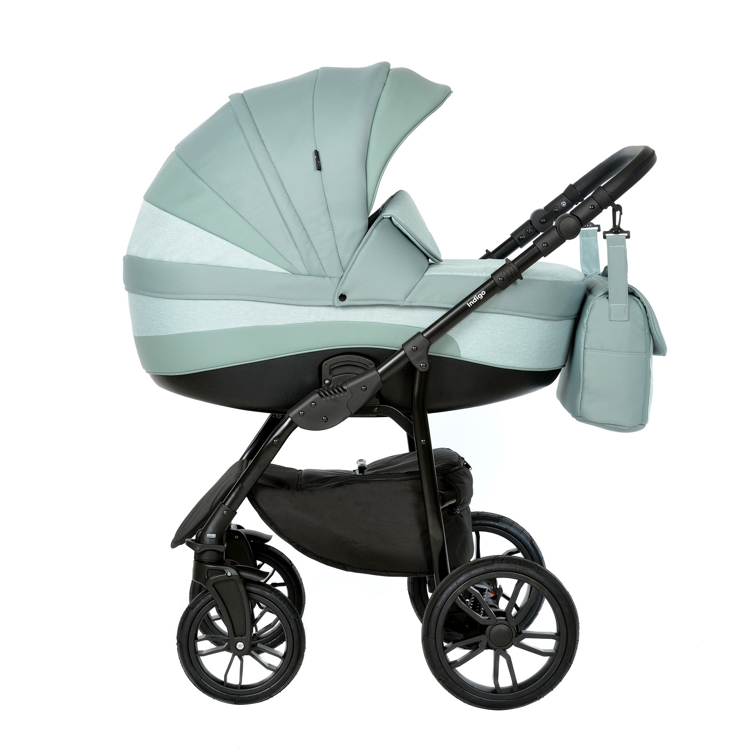 Коляска 2в1 Indigo Indigo (03) шалфей - фото 2