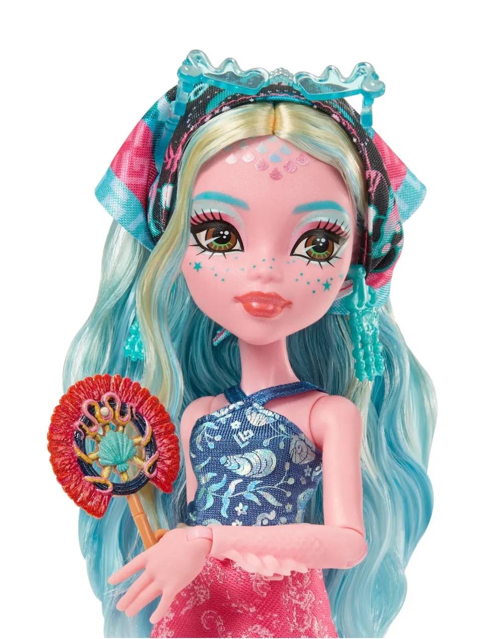 Кукла модельная Mattel Monster High Лагуна Блю с чемоданом высота 27,5 см JDR51 - фото 3