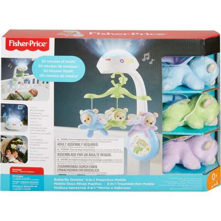 Мобиль Fisher Price Мечты о бабочках CDN41
