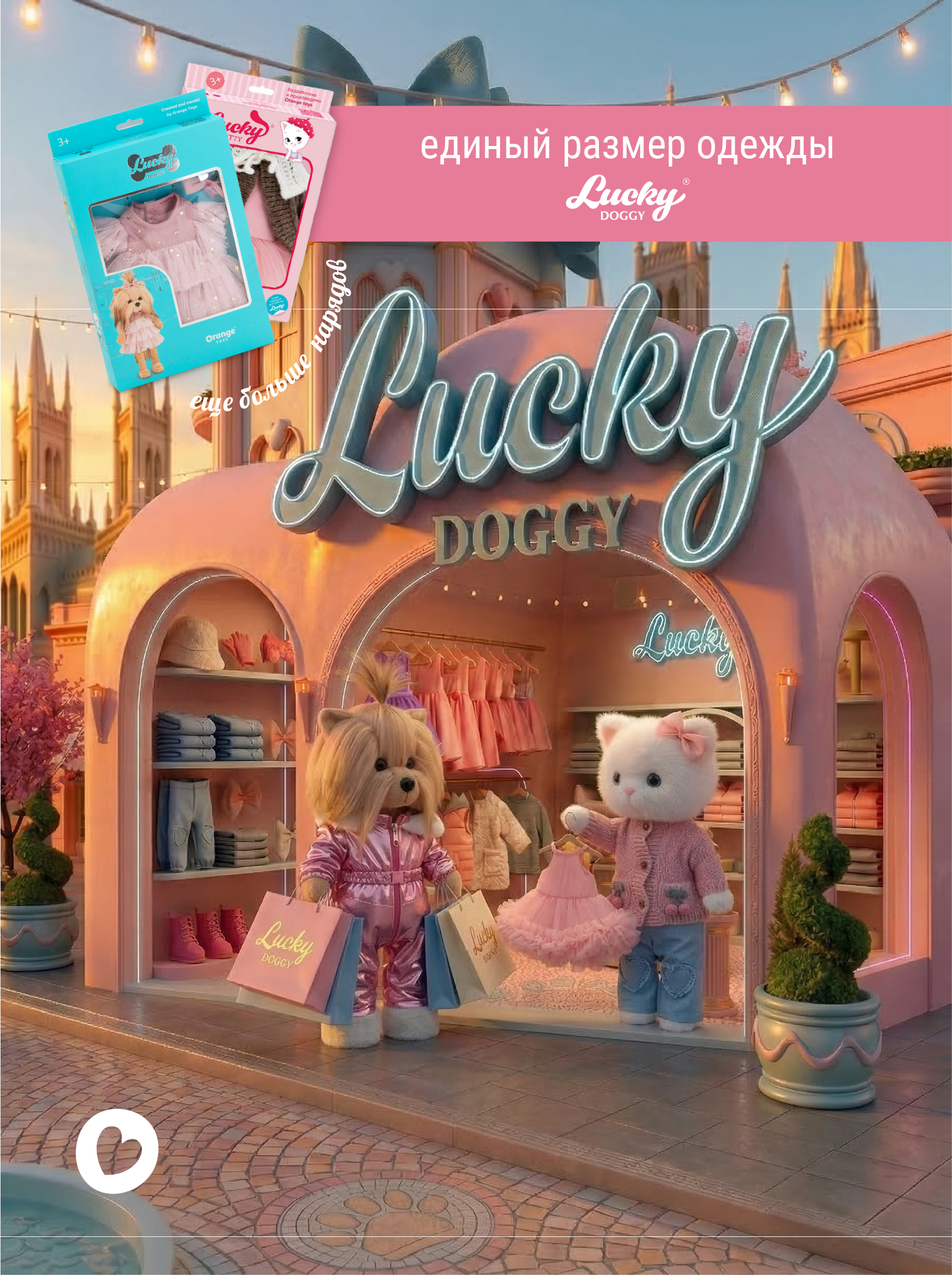 Мягкая игрушка Orange Toys Lucky Sophie: Уютный вечер - фото 13