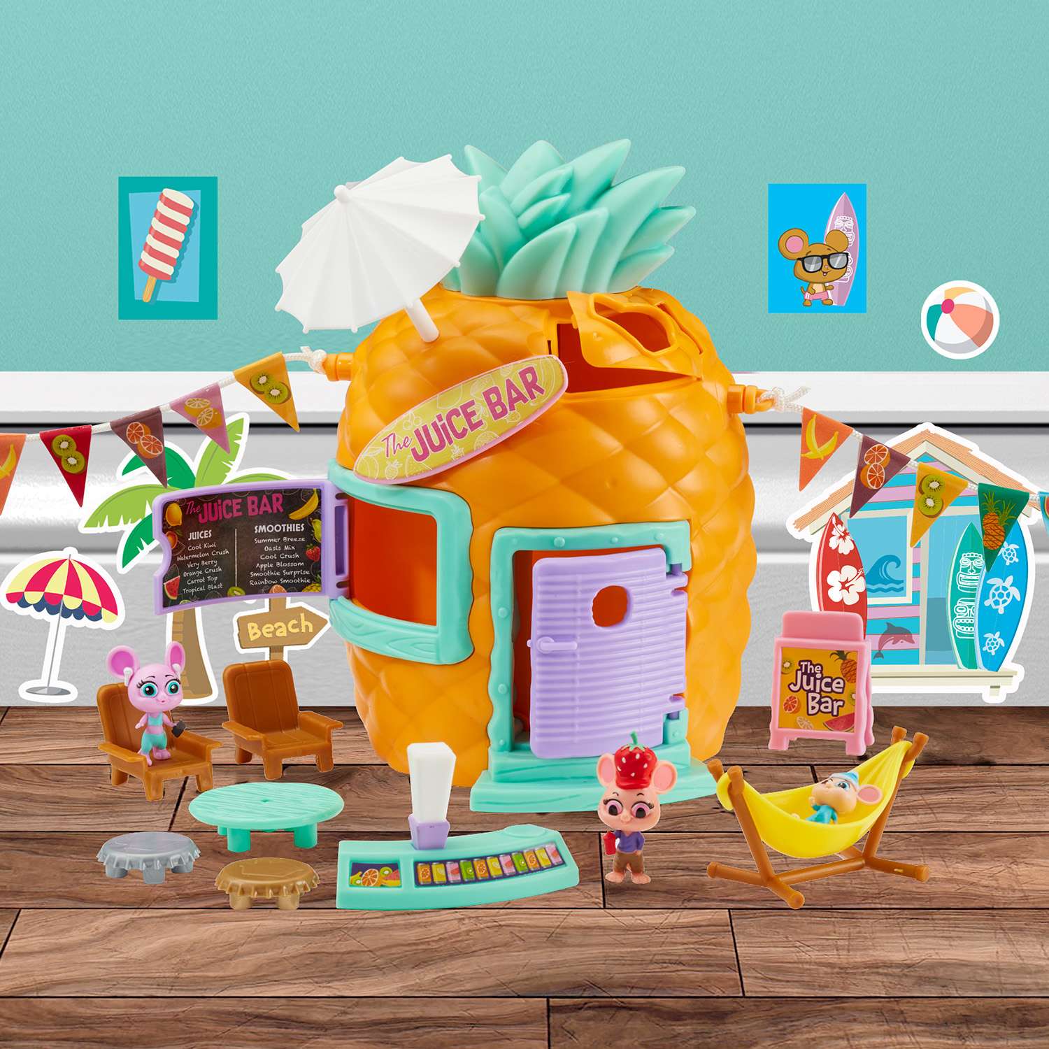 Игровой набор Mouse in the House Смузи-бар Ананас - фото 10