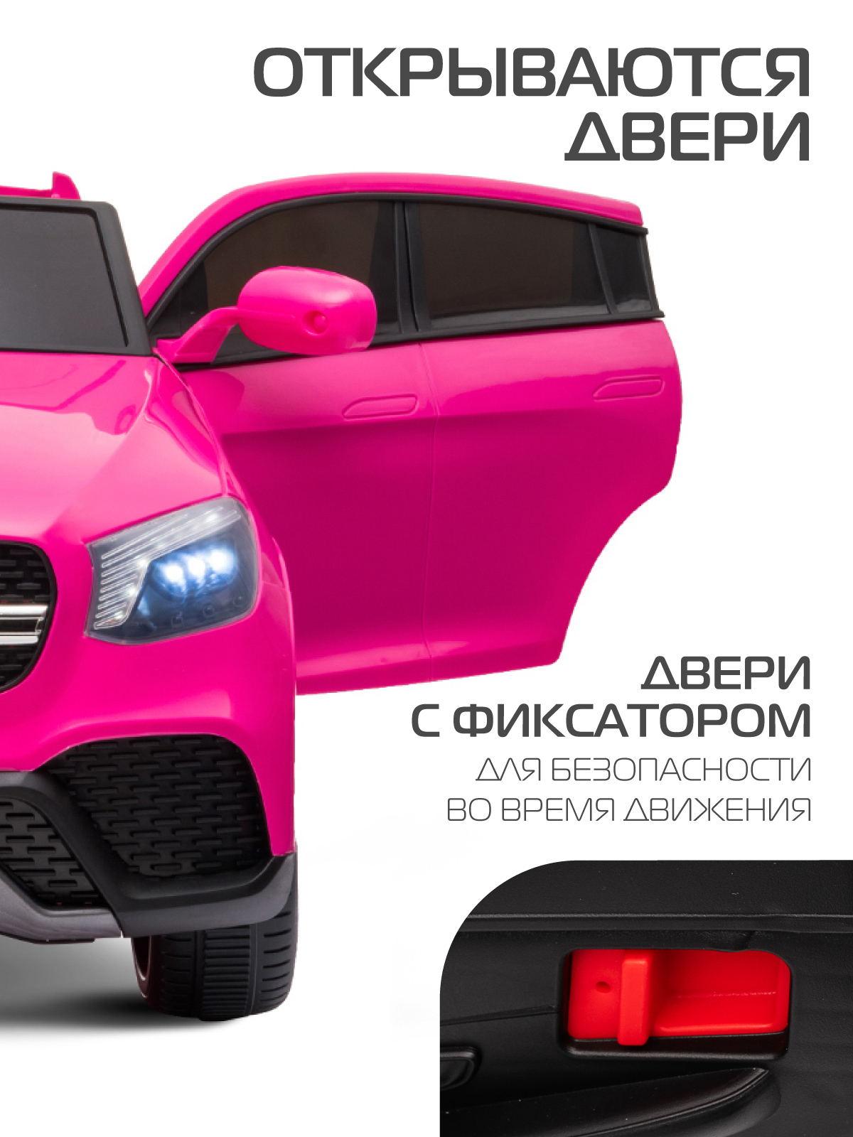 Электромобиль CITYRIDE Mercedes Benz GLC Coupe С пультом ДУ - фото 4