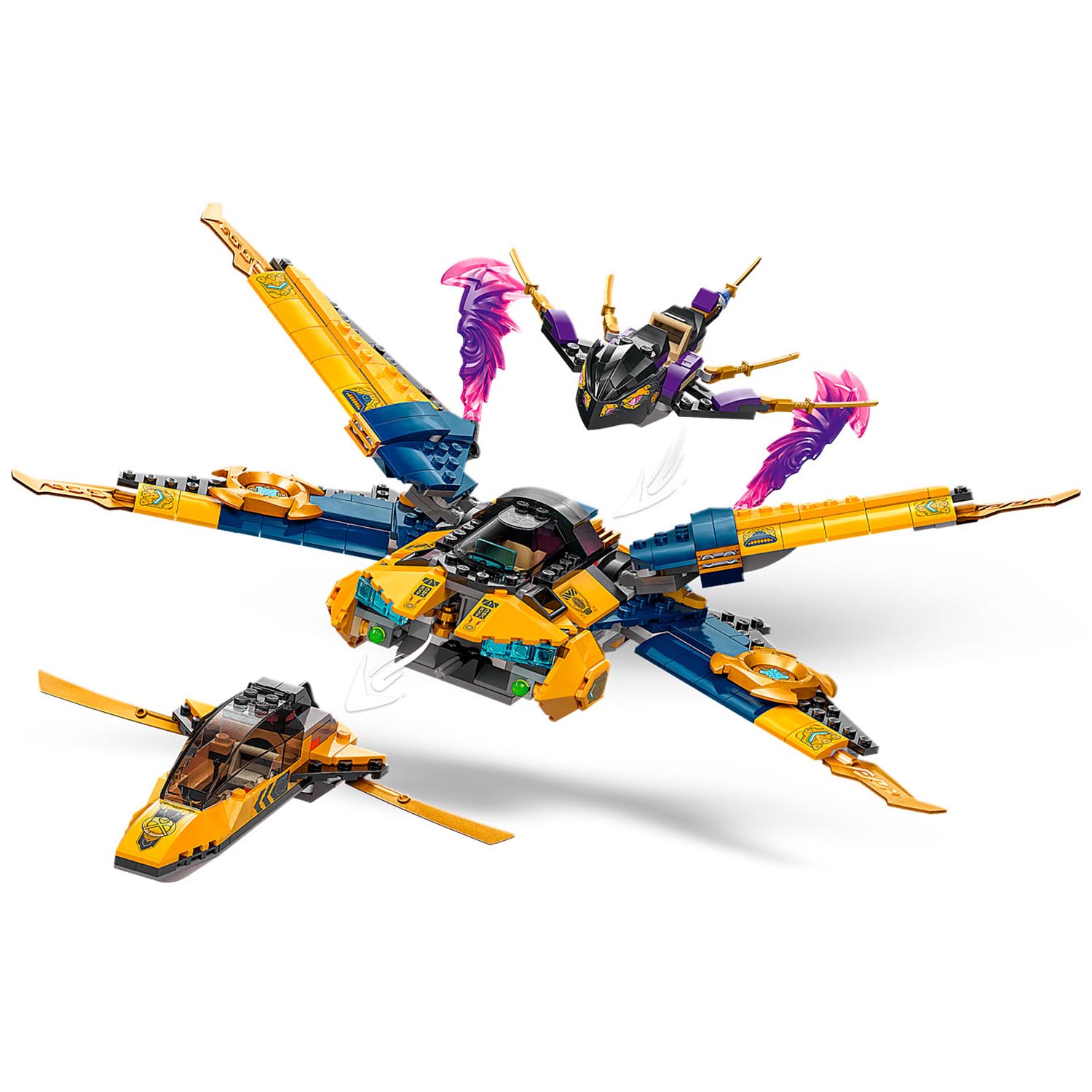 Конструктор LEGO NINJAGO Штурмовой самолет Рас и Арин 510 дет. - фото 8