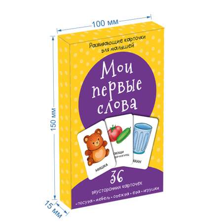 Набор карточек БимБиМон Мои первые слова