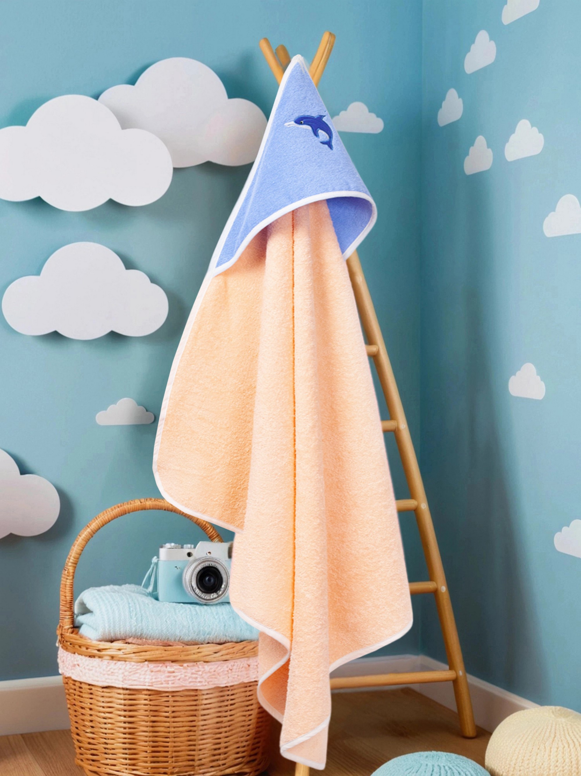 Полотенце уголок Wellness Малыш-23/55_Д 80 x 100 см 1 шт. - фото 1