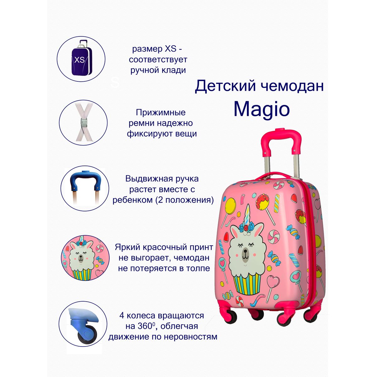 Чемодан Magio Пирожное - фото 6