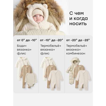 Конверт в коляску Happy Baby белый