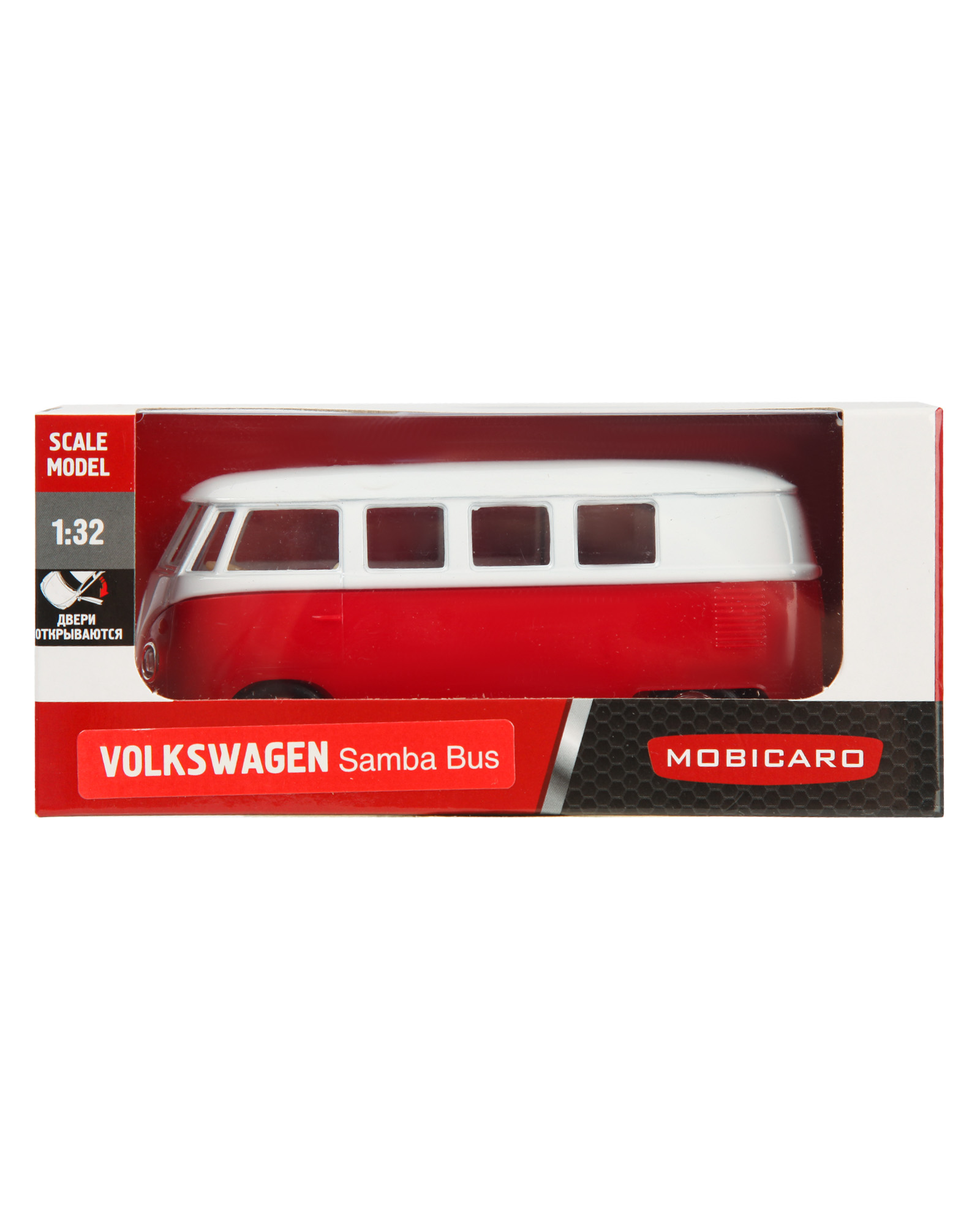 Автомобиль Mobicaro Volkswagen Samba Bus 1:32 в ассортименте 544025 - фото 5