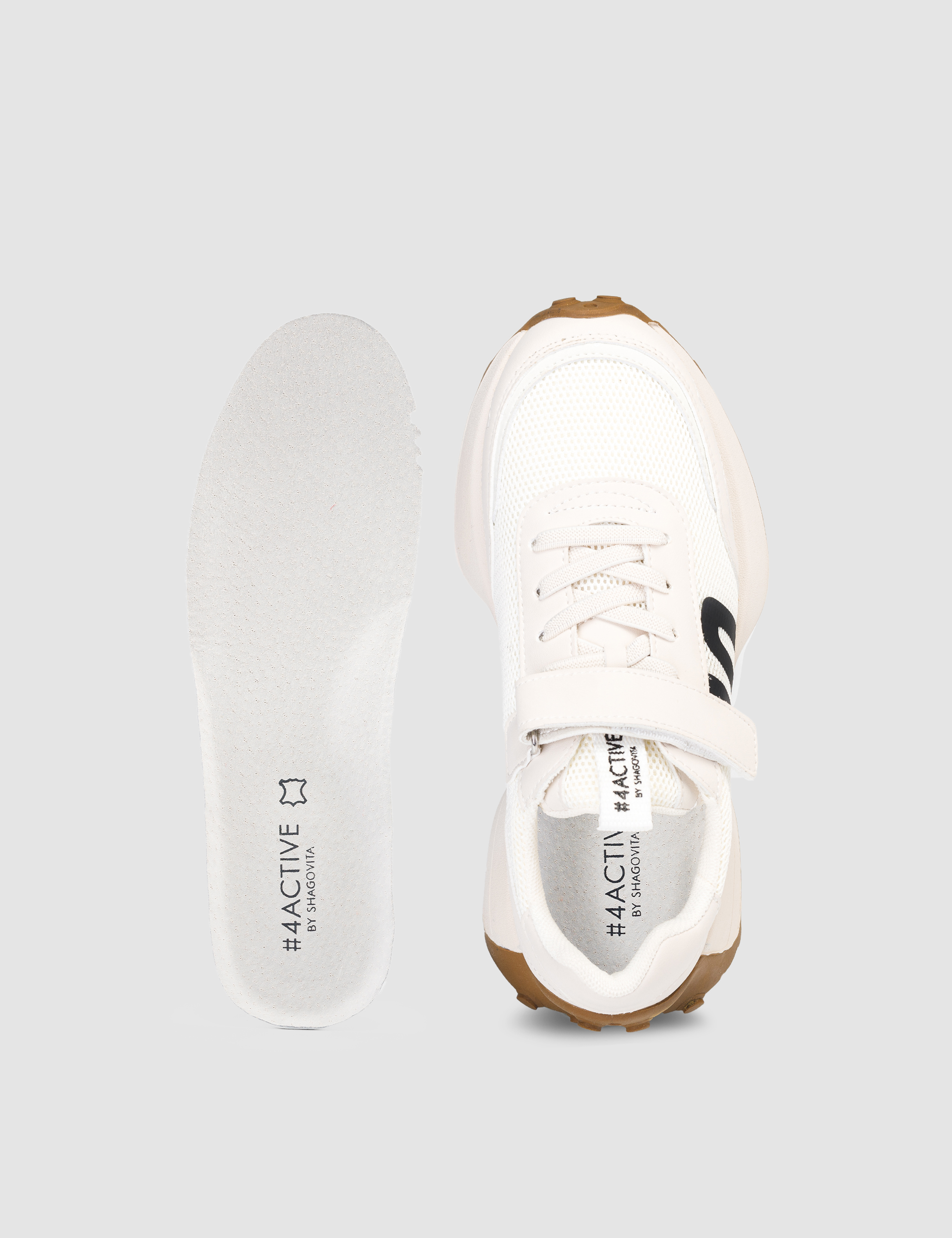 Кроссовки Shagovita 23КФ 61048 Бежевый - фото 6