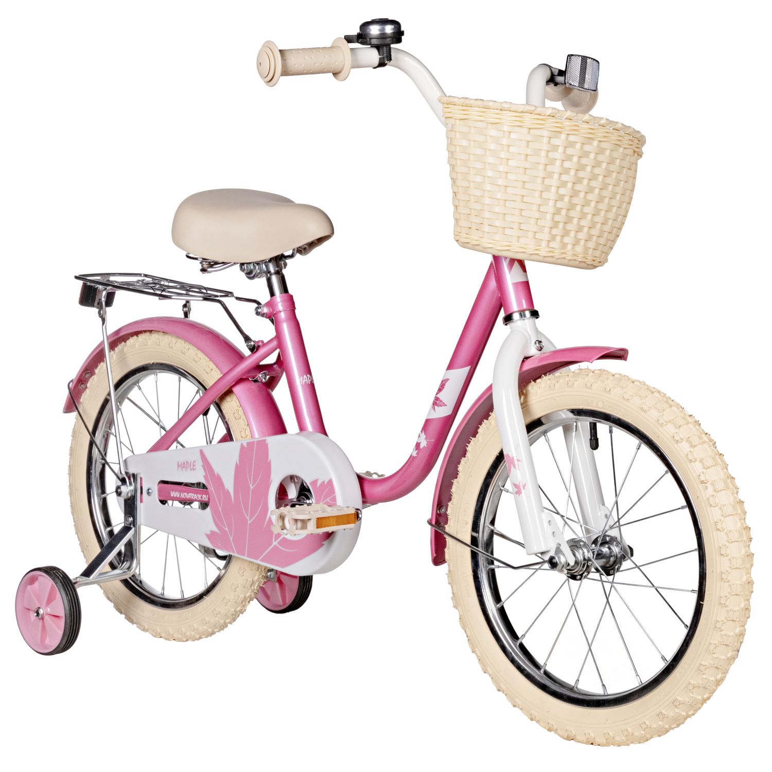 Изображение товара Детский двухколесный велосипед Novatrack Maple 16 (прочная стальная рама)