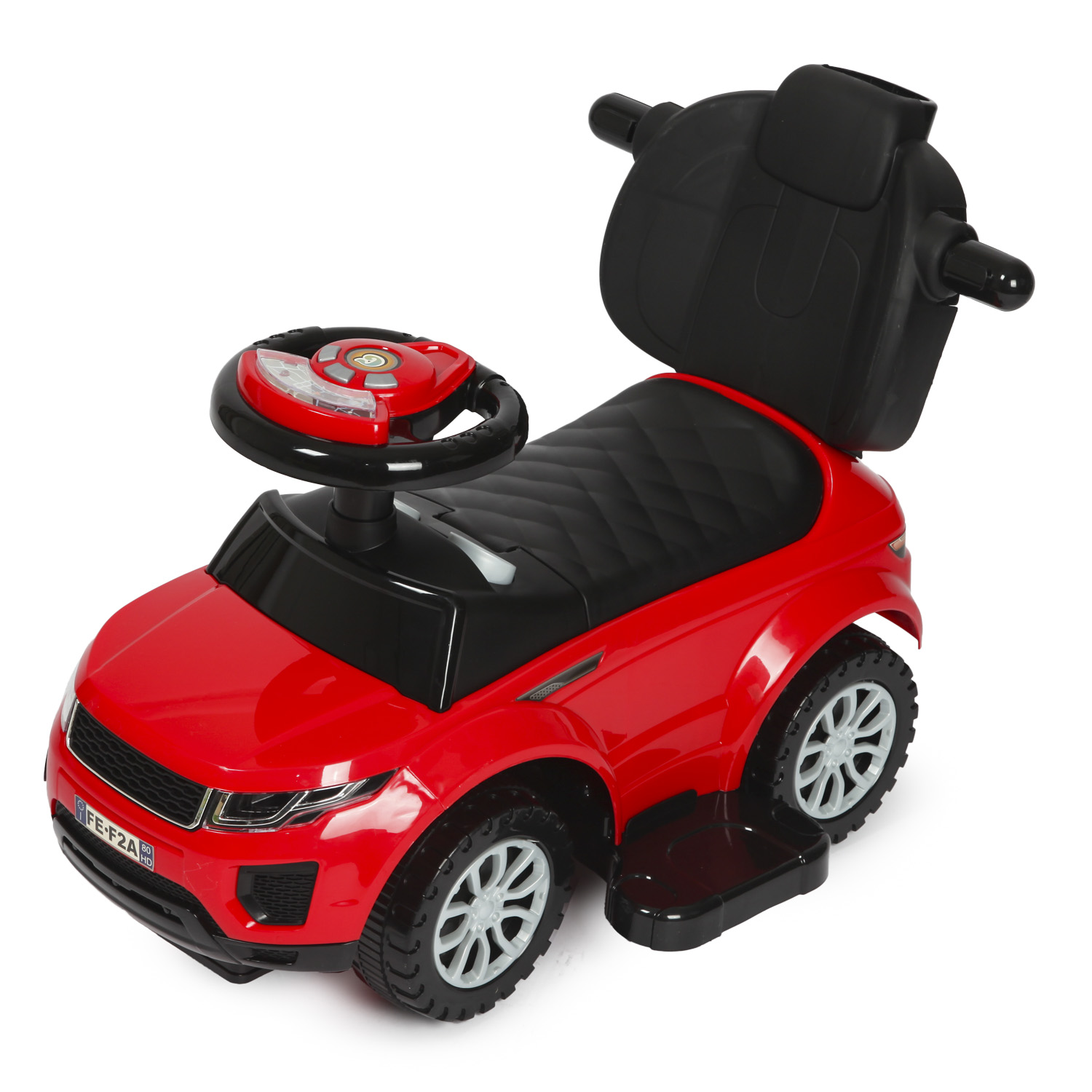 Каталка BabyGo с ручкой Красная 614W - фото 12