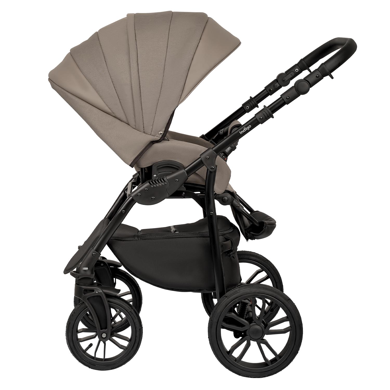 Коляска 2в1 Indigo Indigo (05) коричневый - фото 12