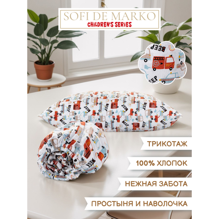 Комплект простыня и наволочка Sofi de Marko Baby №18