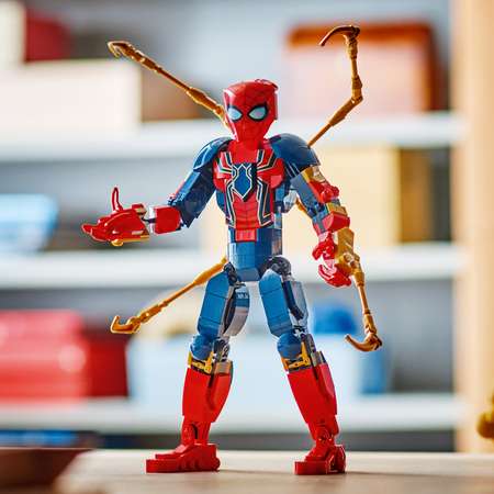 Конструктор LEGO Marvel Super Heroes Iron Spider-Man Figure блочный