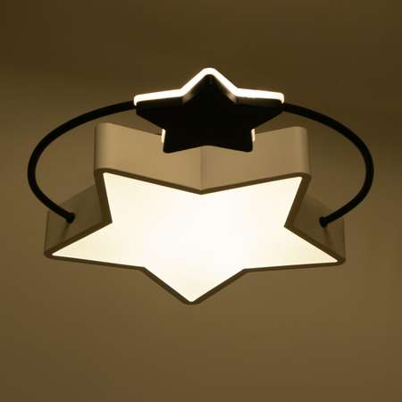 Люстра BayerLux 1717/2 LED 80Вт 3000-6000К диммер черно-белый