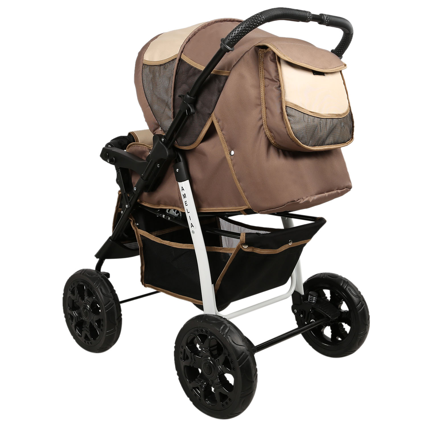 Коляска трансформер alis Amelia бежевый - фото 8
