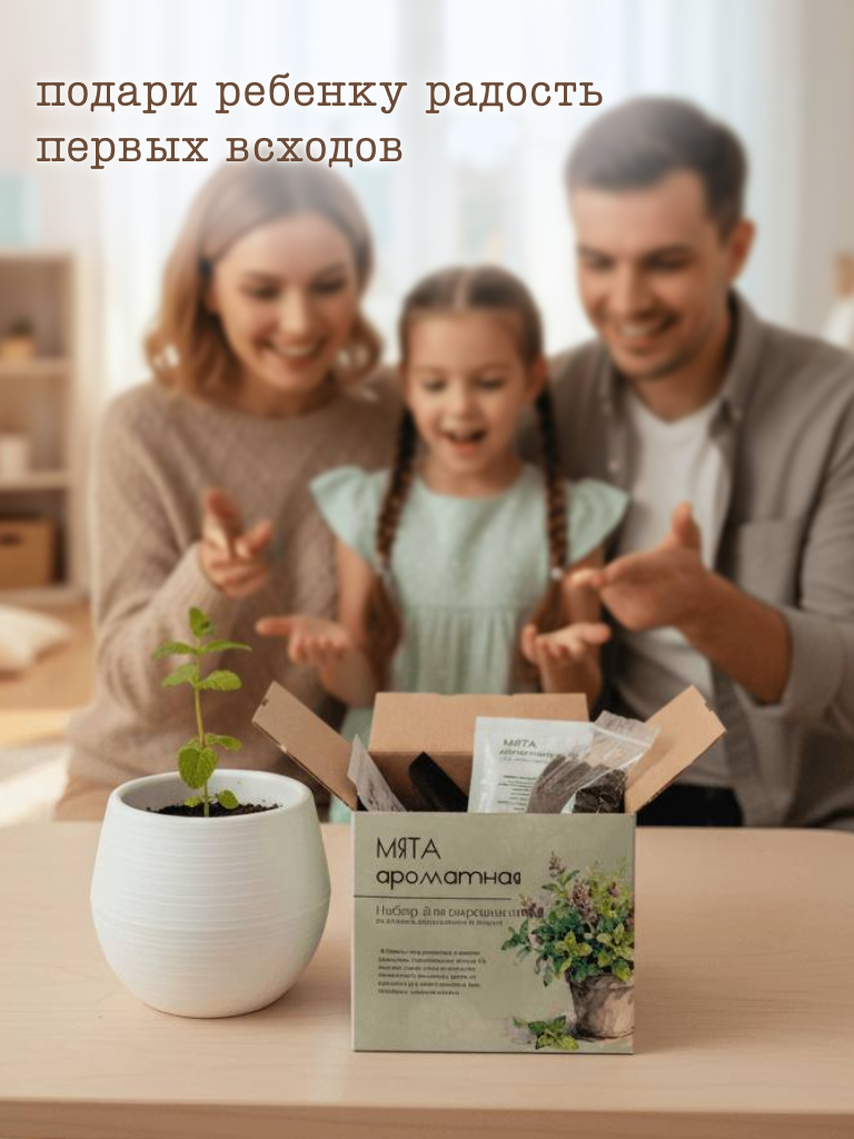 Набор для выращивания ECOSEEDS мята - фото 6