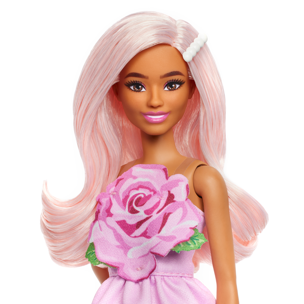 Кукла модельная Barbie Fashionistas в розовом платье HYT94 HYT94 - фото 7