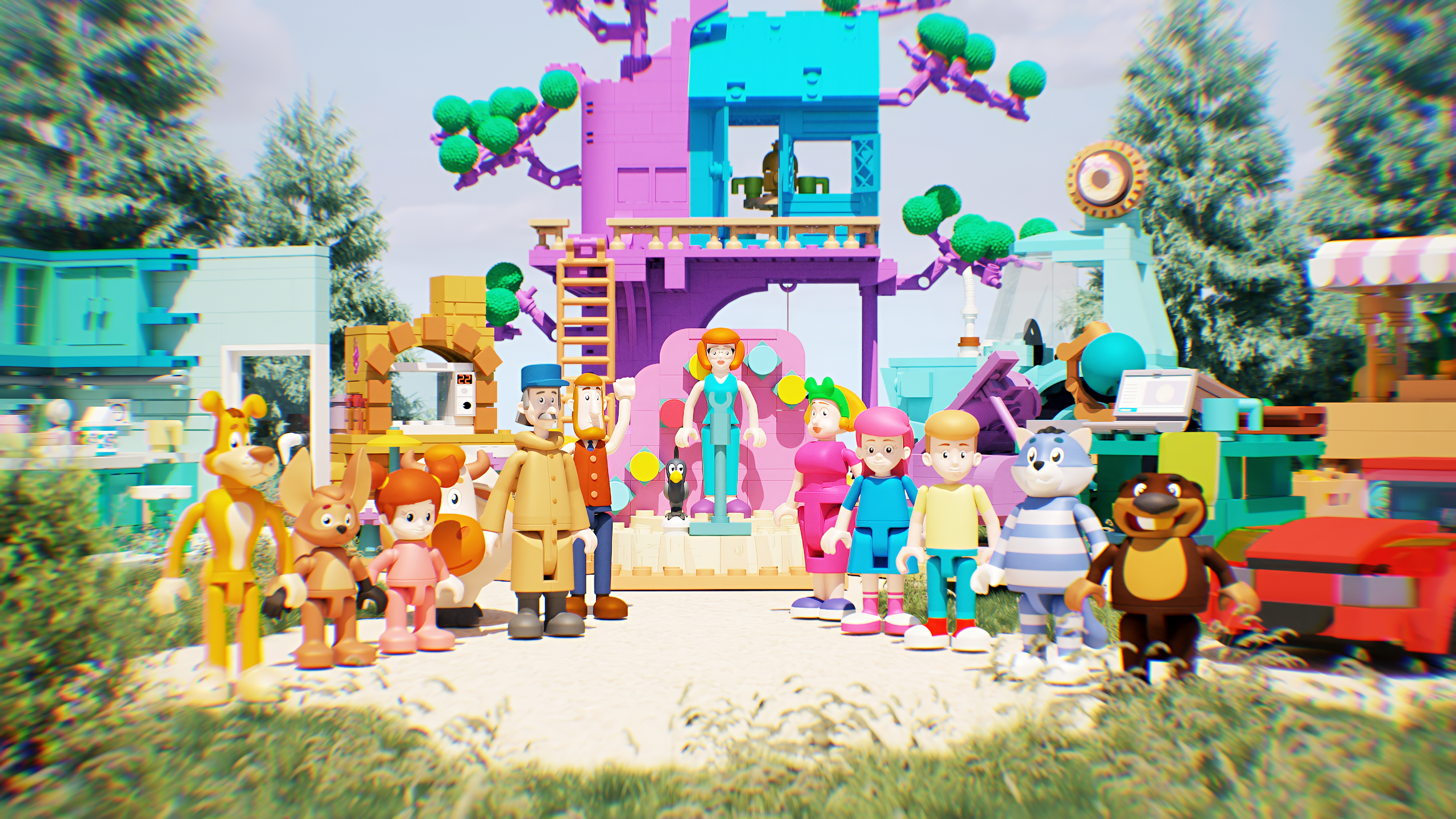 Конструктор Союзмультфильм Простоквашино 9 дет. в ассортименте - фото 21