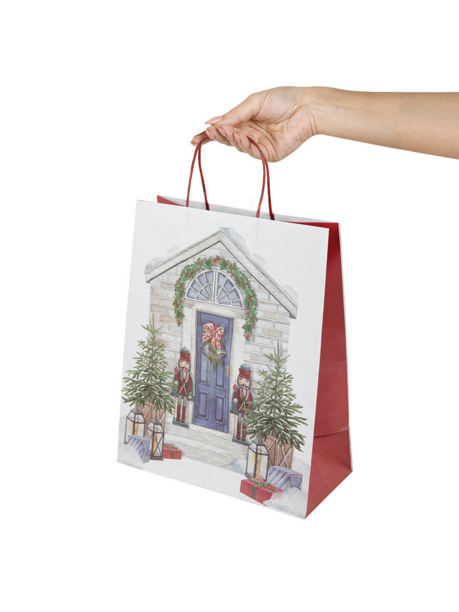 Пакет новогодний подарочный Золотая сказка набор 10 штук - фото 7