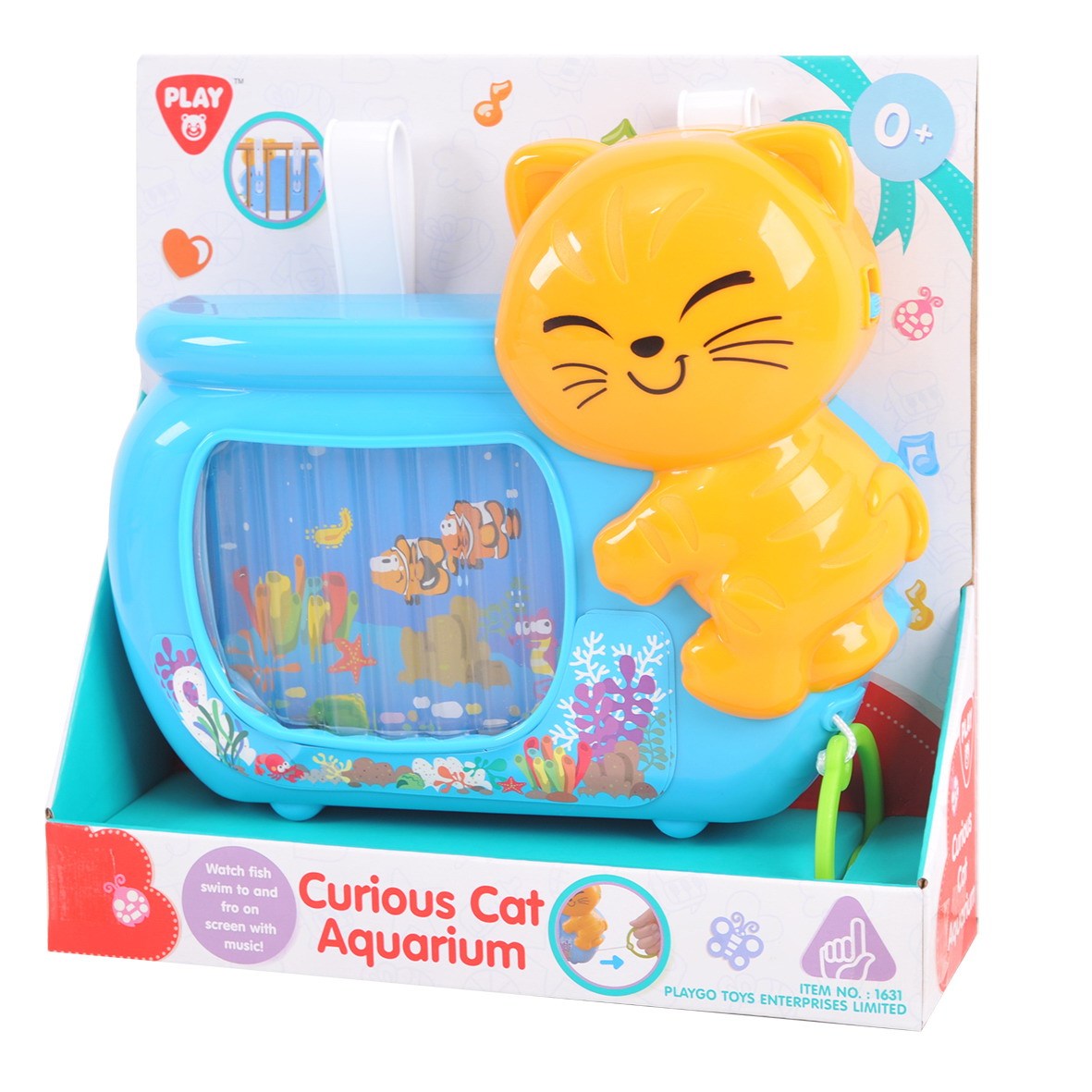 Игрушка Play Go развивающий центр Котик и аквариум - фото 2
