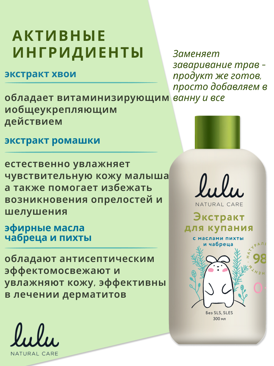 Экстракт для купания LULU 1200 мл - фото 6