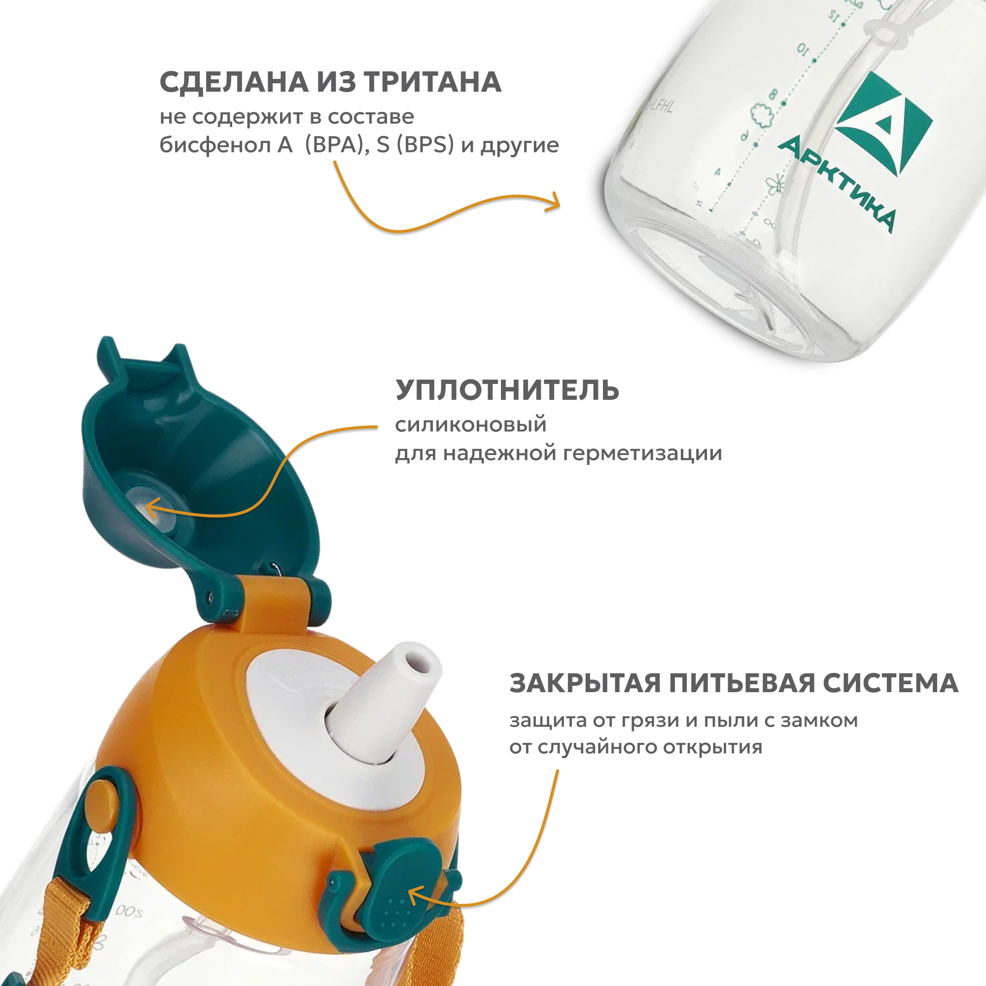 Бутылочка Арктика 480 мл - фото 4