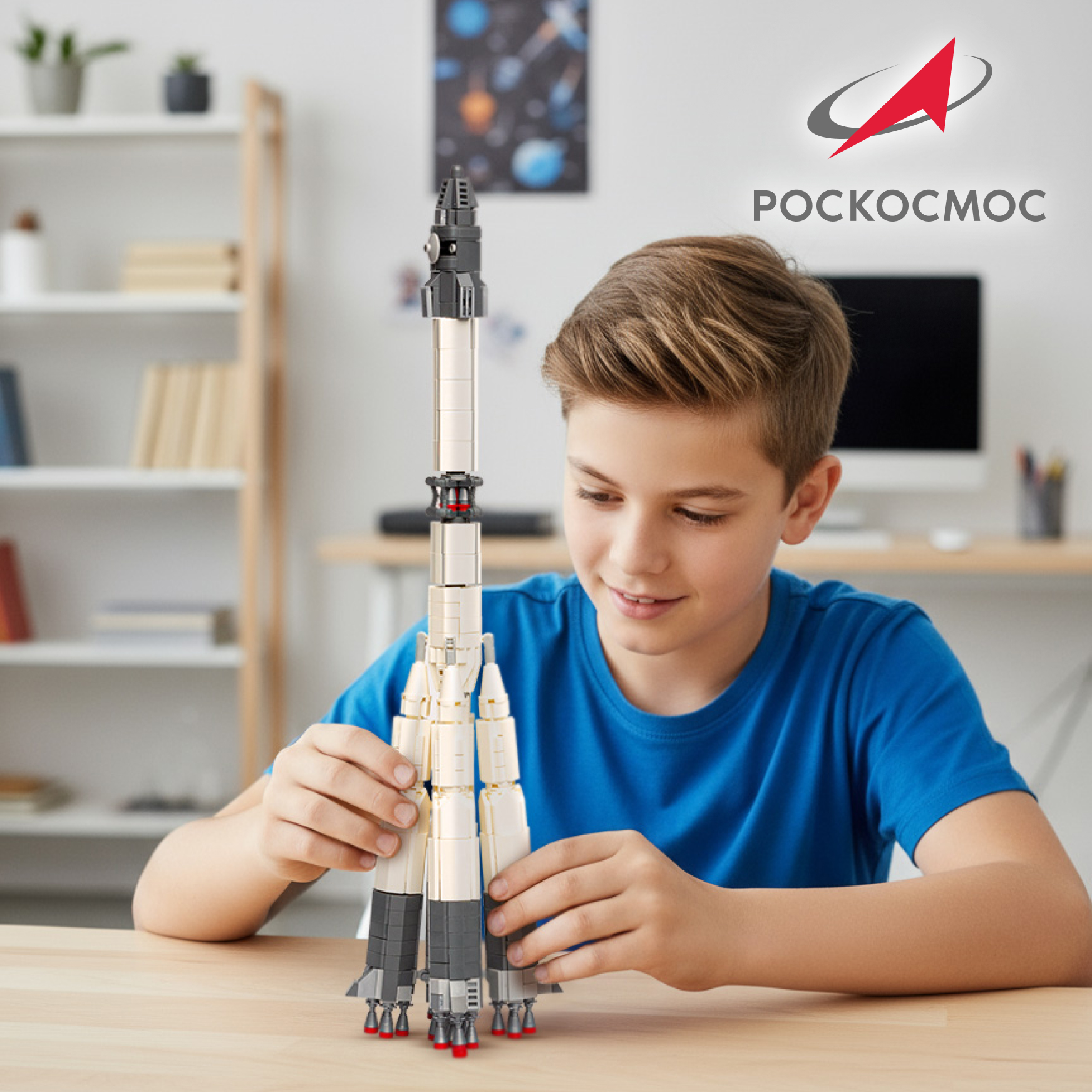 Конструктор Роскосмос Ракета-носитель Восход 859 дет. - фото 9