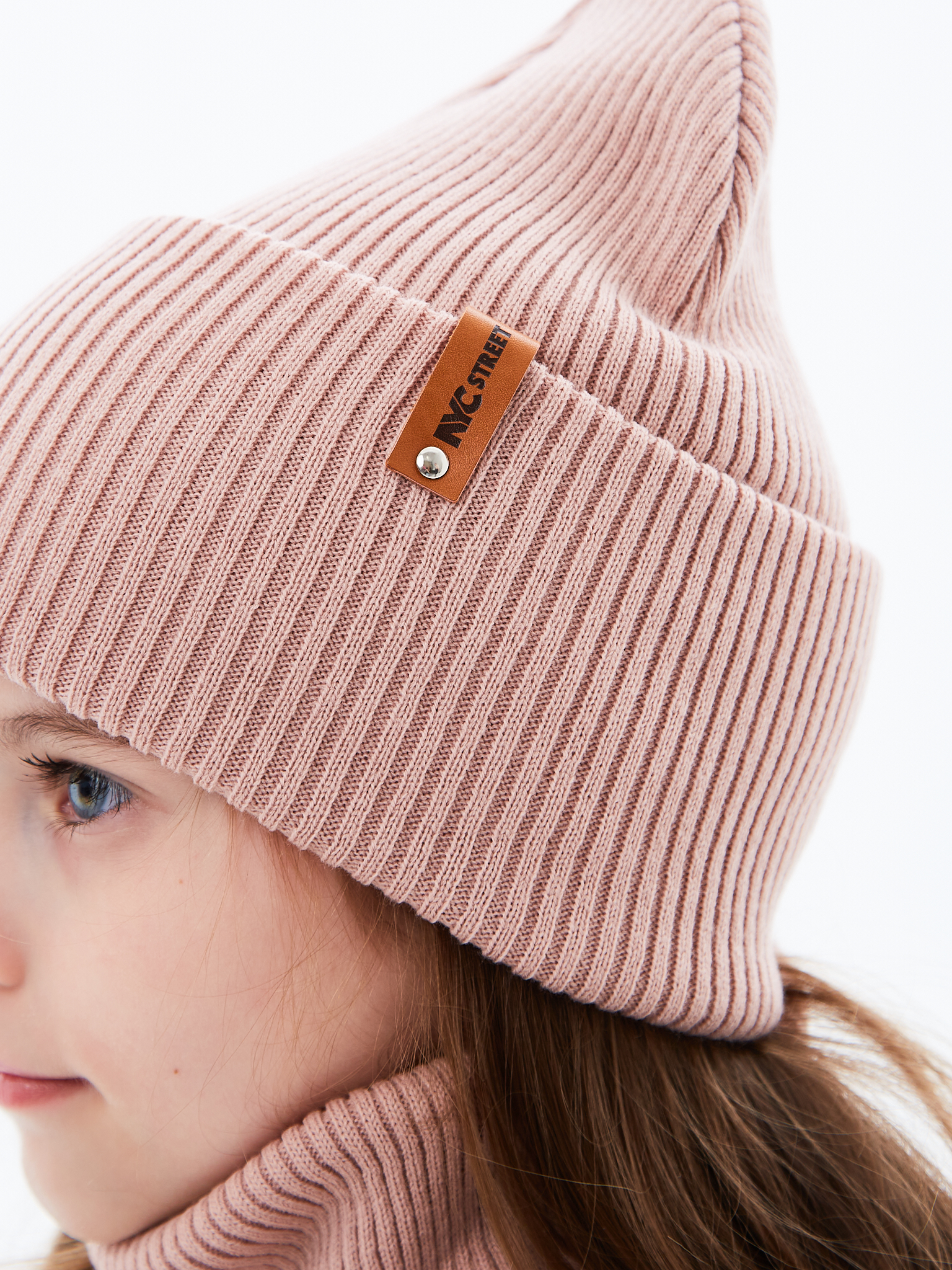 Шапка и снуд KUBRIO KU-H-72-lopataG-Coffee - фото 13