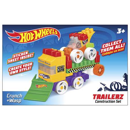 Конструктор BAUER Hot Wheels Trailerz Crunch блочный