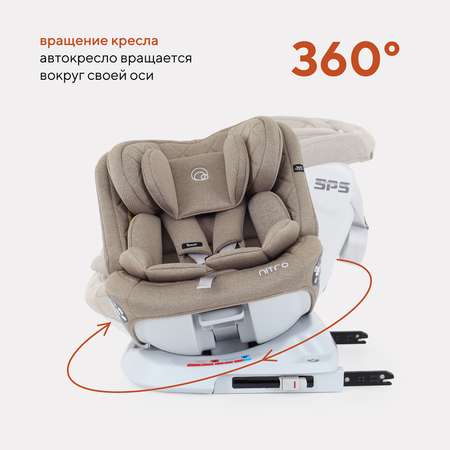 Автокресло Rant Nitro Isofix 0+/1/2/3 (0-36 кг) бежевый