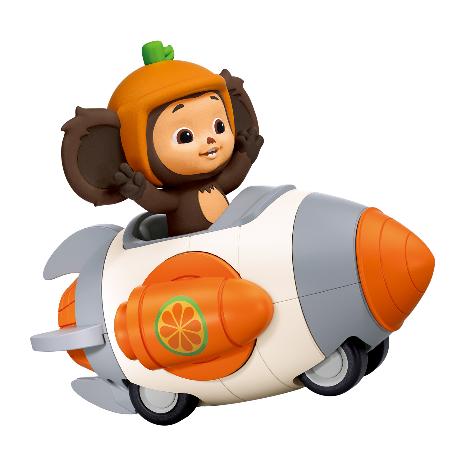 Конструктор SLUBAN Чебурашка на ракете 8 дет. - фото 1