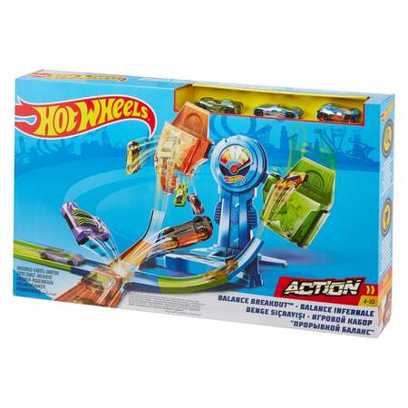 Трек Hot Wheels Прорывной баланс с пусковой установкой