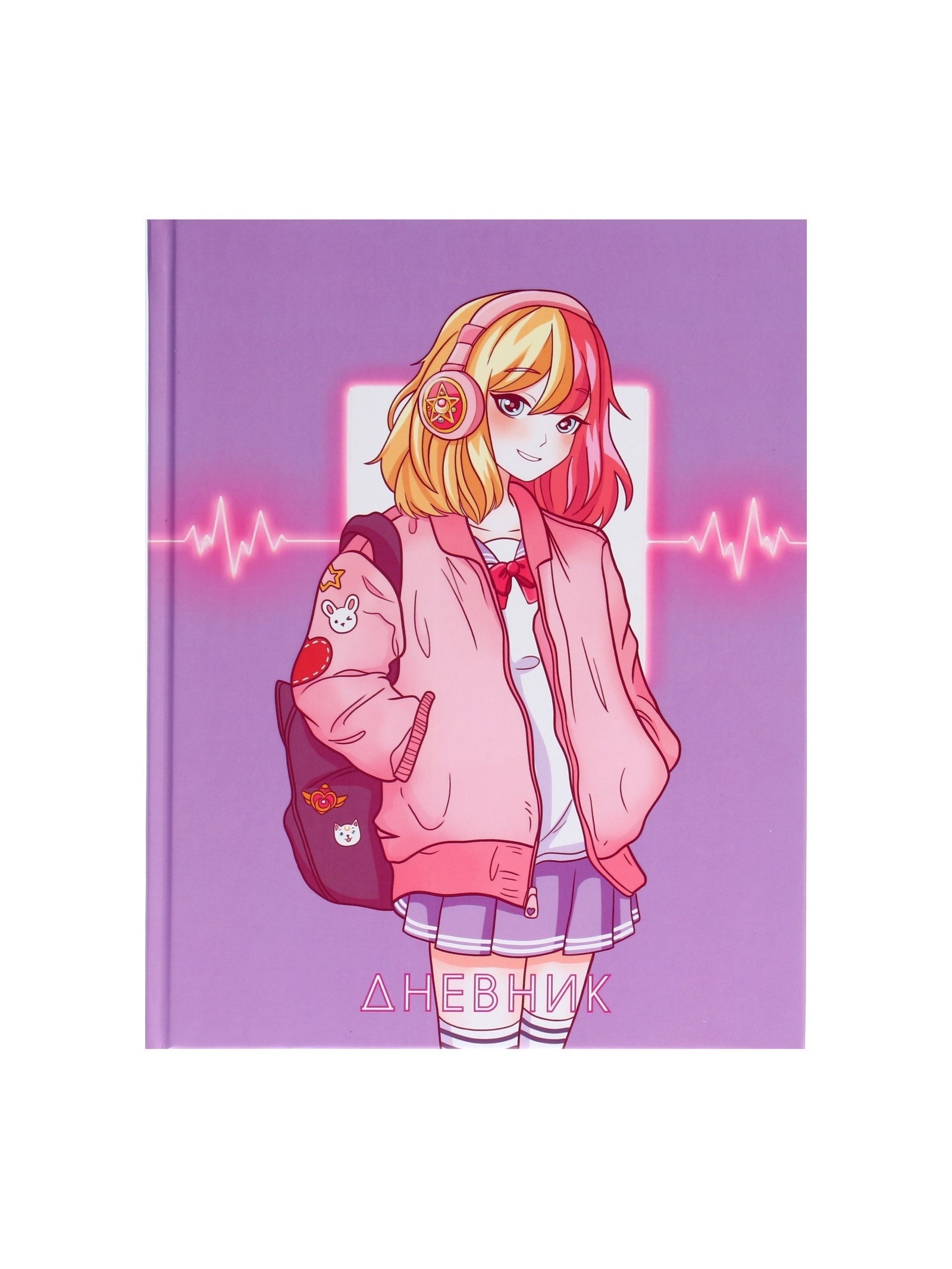 Дневник Calligrata обл 1-4кл, мат/лам, ВЫБ ЛАК, 48л, Calligrata "Аниме. Школьница" - фото 2